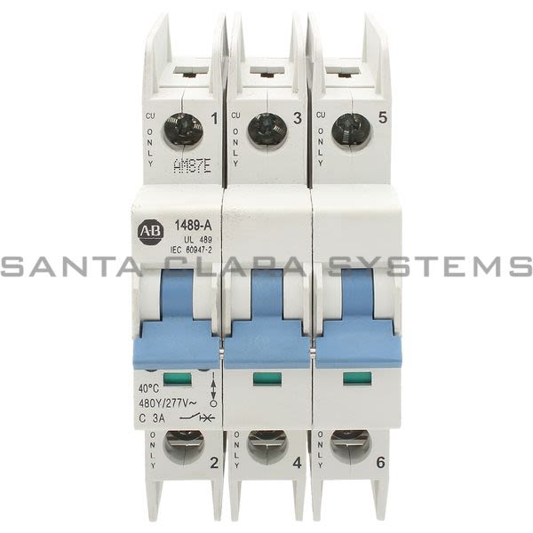 Allen Bradley 1489-A3C030 Ind Cir Brk 3P 480Y/277V Product Image