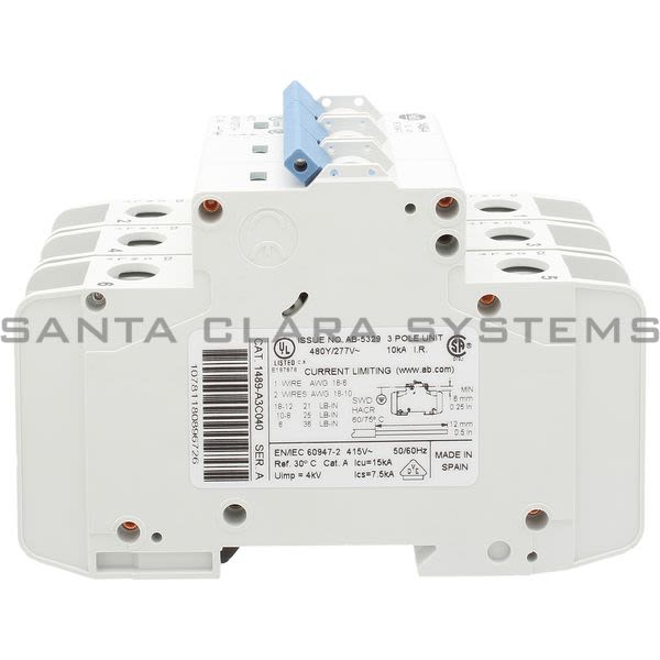 Allen Bradley 1489-A3C040 Circuit Breaker Product Image