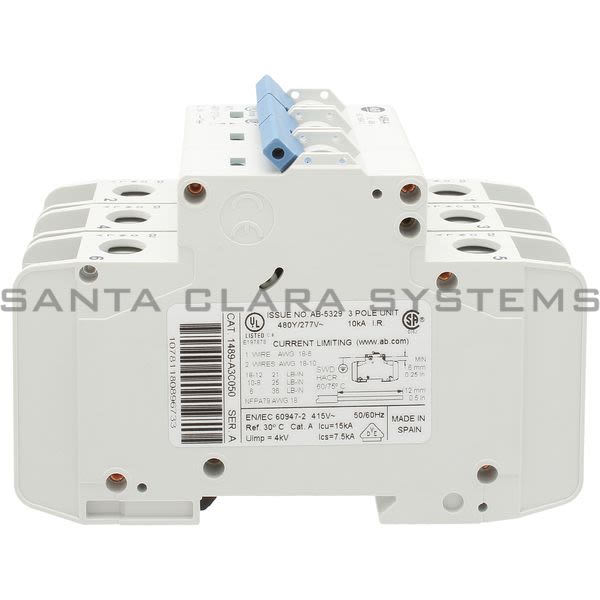 Allen Bradley 1489-A3C050 Circuit Breaker Product Image
