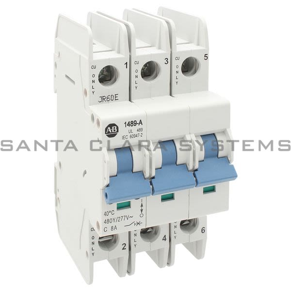 Allen Bradley 1489-A3C080 Ind Cir Brk 3P 480Y/277V Product Image