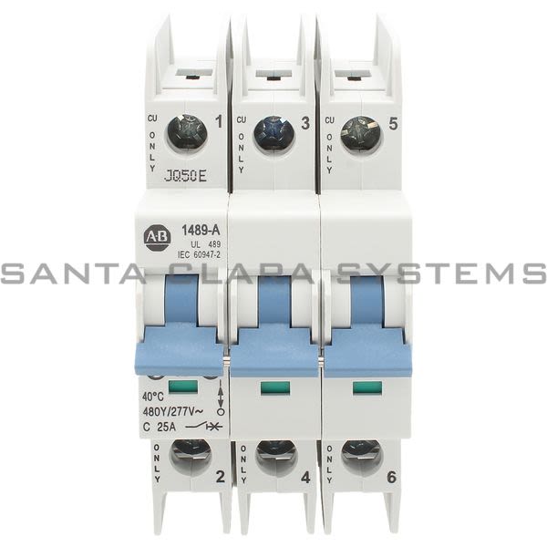 Allen Bradley 1489-A3C250 Ind Cir Brk 3Pole 240 VAC Product Image