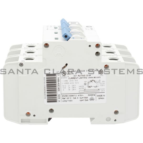 Allen Bradley 1489-A3C400 Circuit Breaker Product Image