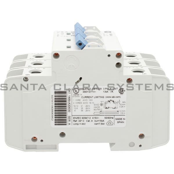 Allen Bradley 1489-A3D030 Circuit Breaker Product Image