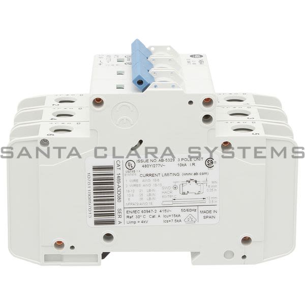 Allen Bradley 1489-A3D080 Circuit Breaker Product Image