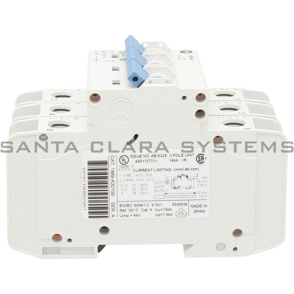 Allen Bradley 1489-A3D150 Circuit Breaker Product Image