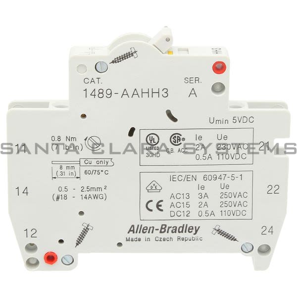 Allen Bradley 1489-AAHH3 Accessory Module Product Image