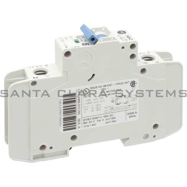 Allen Bradley 1489-D1C250 Circuit Breaker Product Image