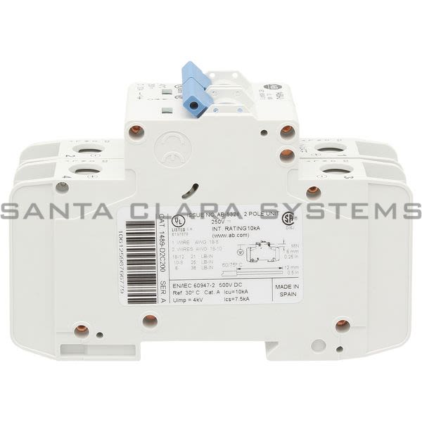 Allen Bradley 1489-D2C200 Circuit Breaker Product Image