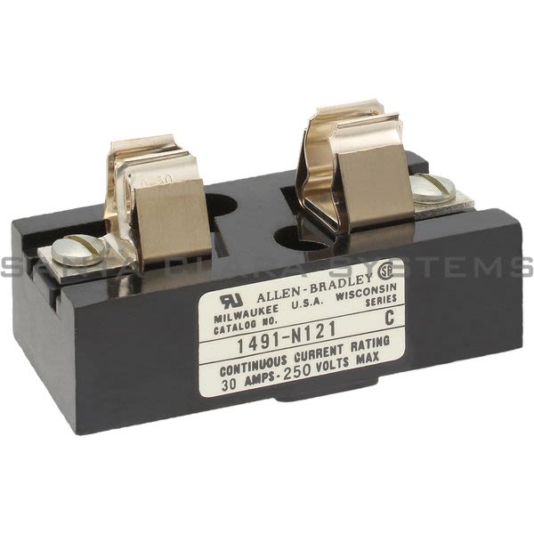 Allen Bradley 1491-N121 Fuse Block 1-30 amp 250 Volt 1 Pole Class H Product Image