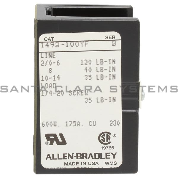 Allen Bradley 1492-100YF Power Block Product Image