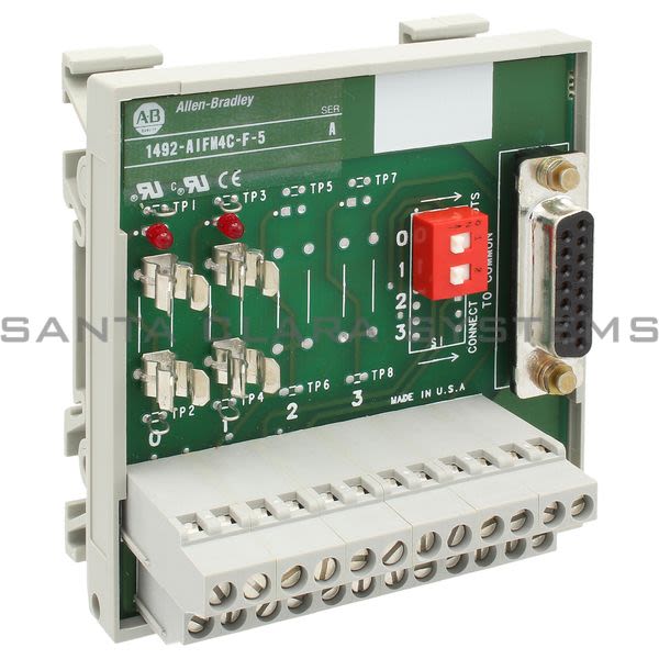 Allen Bradley 1492-AIFM4C-F-5 Fusible 2 Channel Analog IFM Product Image