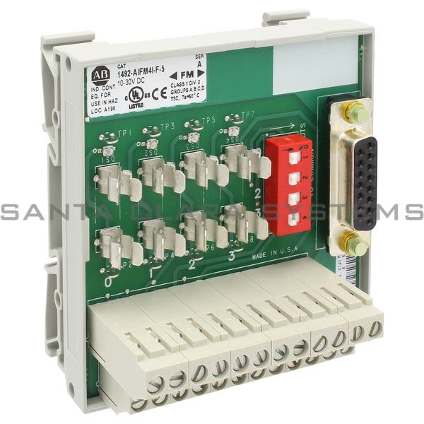 Allen Bradley 1492-AIFM4I-F-5 Fusible 4 Channel Analog IFM Product Image