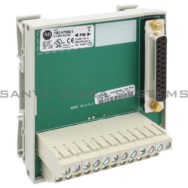 Allen Bradley 1492-AIFM6S-3 Analog Interface Assembly Product Image