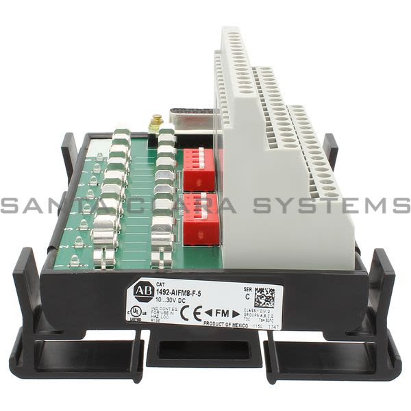 Allen Bradley 1492-AIFM8-F-5 Fusible Analog Interface Module Product Image