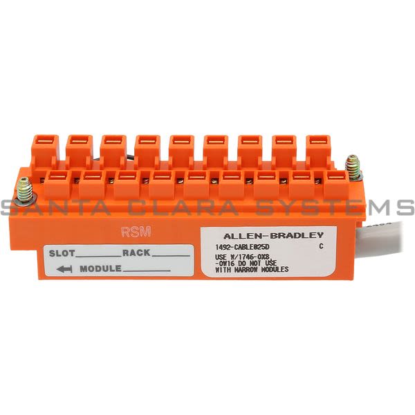Allen Bradley 1492-CABLE025D Pre-Wired Cable 1746-OX8, OW16 Product Image