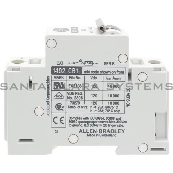 Allen Bradley 1492-CB1DF020 Circuit Breaker Product Image