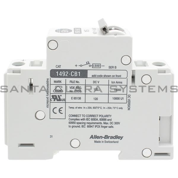 Allen Bradley 1492-CB1DF050 Circuit Breaker Product Image