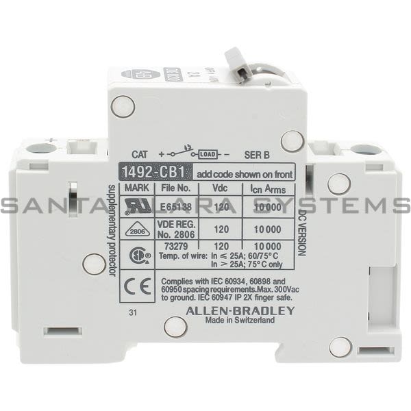 Allen Bradley 1492-CB1DG020 Circuit Breaker Product Image
