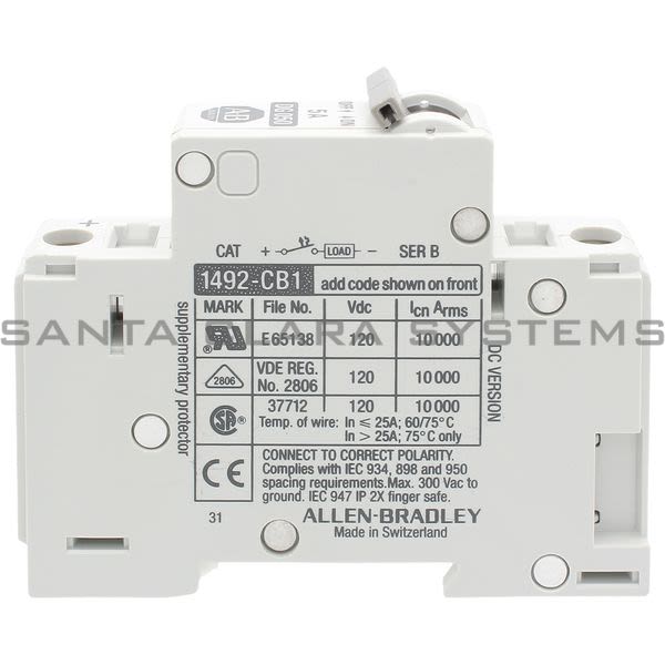 Allen Bradley 1492-CB1DG050 Circuit Breaker Product Image