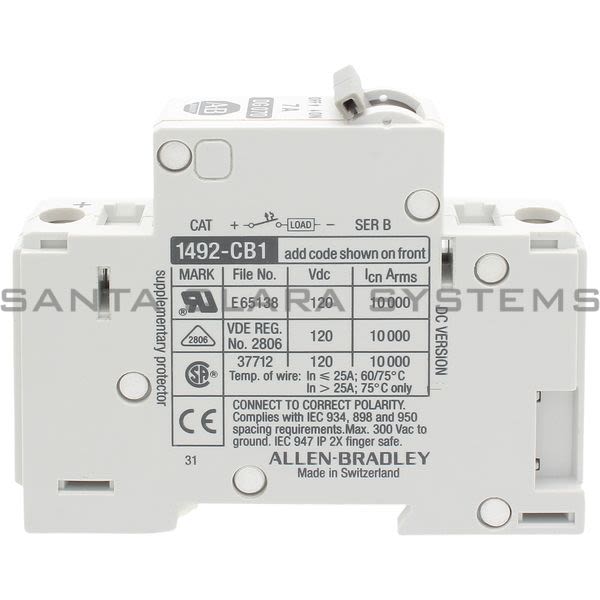 Allen Bradley 1492-CB1DG070 Circuit Breaker Product Image