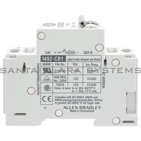 Allen Bradley 1492-CB1DG200 Circuit Breaker Product Image