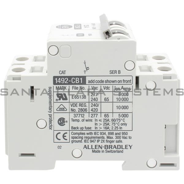Allen Bradley 1492-CB1F250N Circuit Breaker Product Image