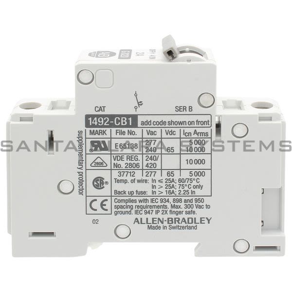 Allen Bradley 1492-CB1G020 Circuit Breaker Product Image
