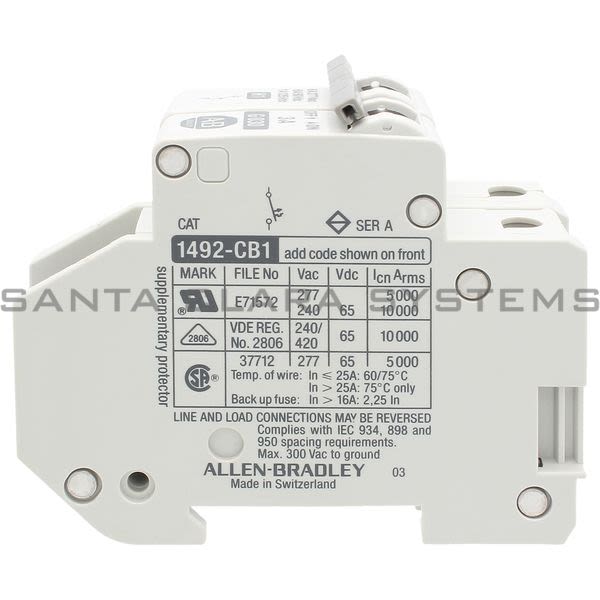 Allen Bradley 1492-CB1G030-H1 Circuit Breaker Product Image