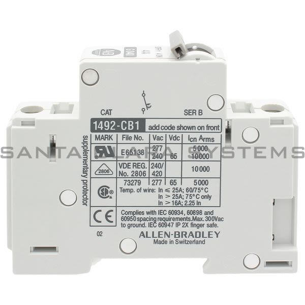 Allen Bradley 1492-CB1G040 Circuit Breaker Product Image