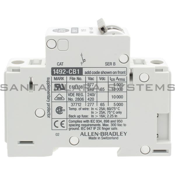 Allen Bradley 1492-CB1G060 Circuit Breaker Product Image