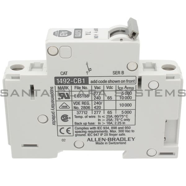 Allen Bradley 1492-CB1G070 Circuit Breaker Product Image