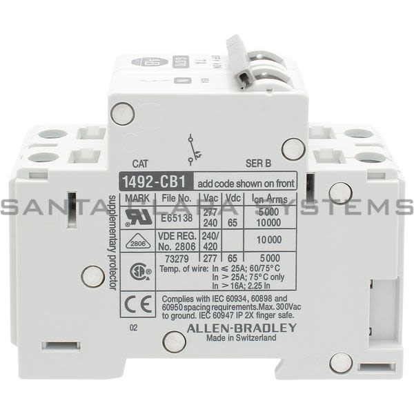 Allen Bradley 1492-CB1G070-N Circuit Breaker Product Image