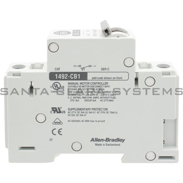 Allen Bradley 1492-CB1G120 Circuit Breaker Product Image