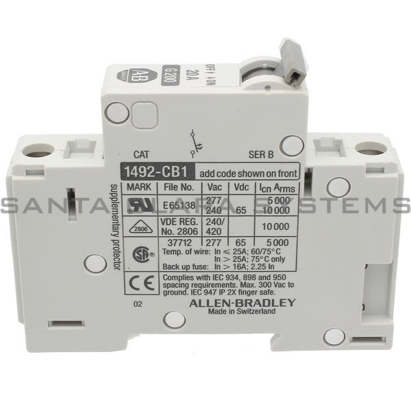 Allen Bradley 1492-CB1G200 Circuit Breaker Product Image