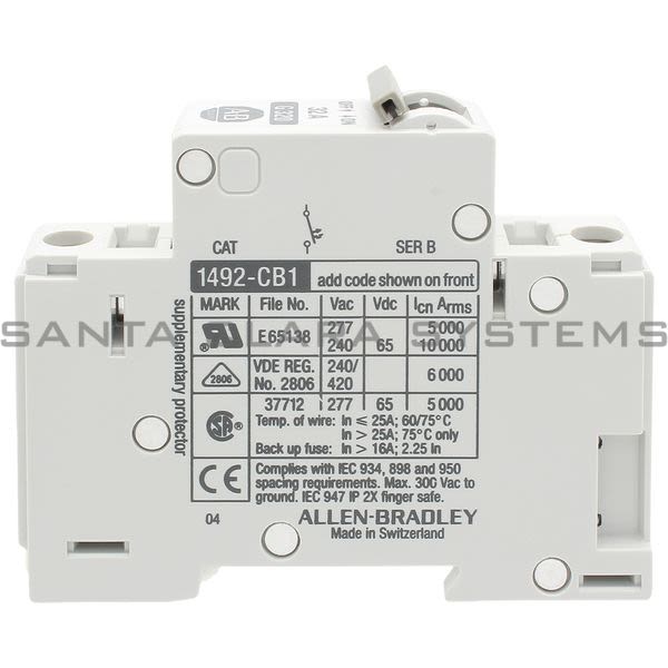 Allen Bradley 1492-CB1G320 Circuit Breaker Product Image
