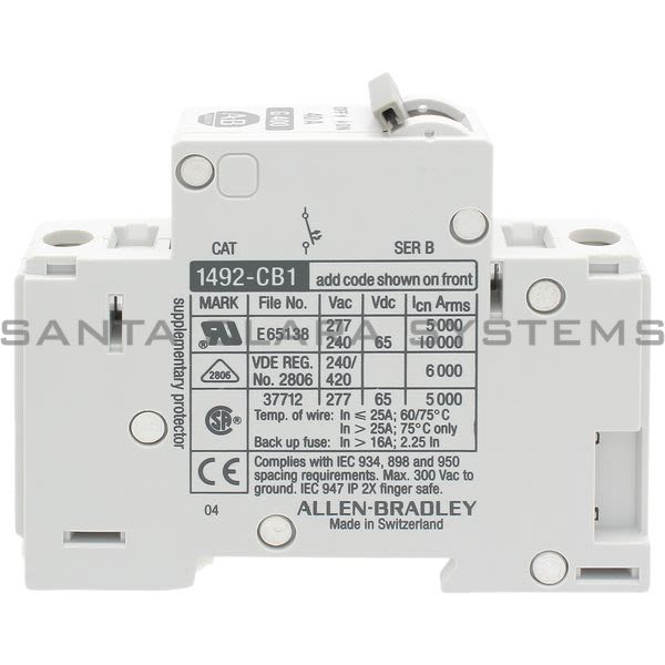 Allen Bradley 1492-CB1G400 Circuit Breaker Product Image