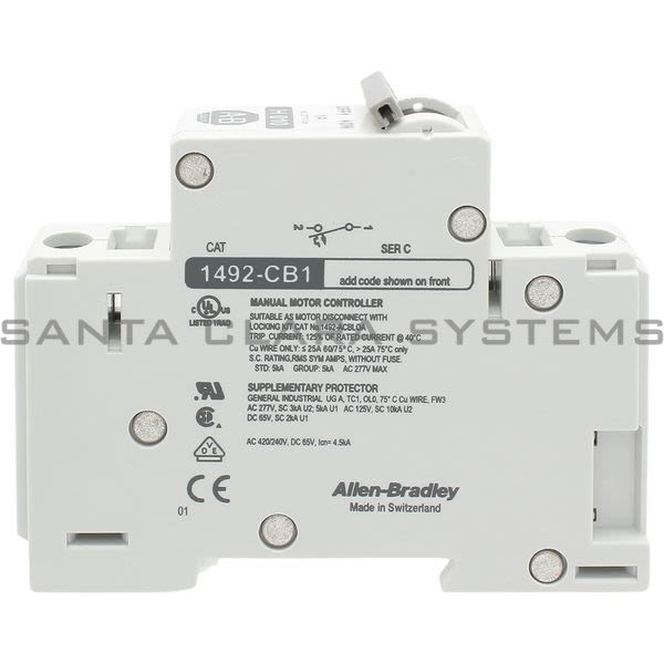 Allen Bradley 1492-CB1H010 Circuit Breaker Product Image