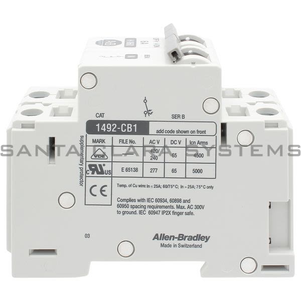 Allen Bradley 1492-CB1H060N Circuit Breaker Product Image