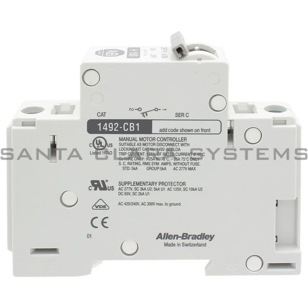Allen Bradley 1492-CB1H100 Circuit Breaker Product Image
