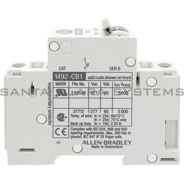 Allen Bradley 1492-CB1H500 Circuit Breaker Product Image