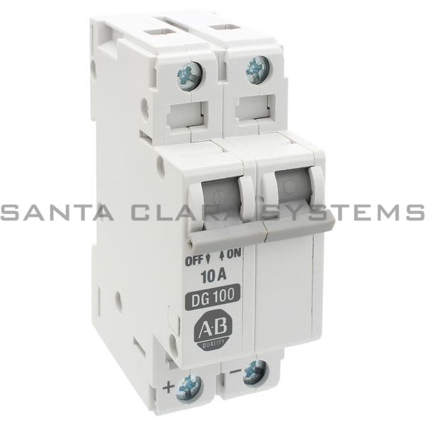 Allen Bradley 1492-CB2DG100 DC Suppl. Protect.,2 Pole,10A Product Image