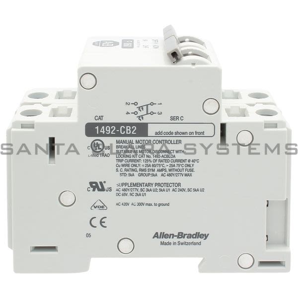 Allen Bradley 1492-CB2F060 Circuit Breaker Product Image