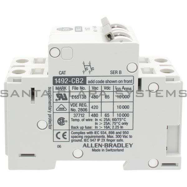 1492-CB2F200 Allen Bradley In stock and ready to ship - Santa Clara Systems