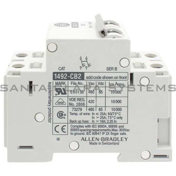 Allen Bradley 1492-CB2G020 Circuit Breaker Product Image