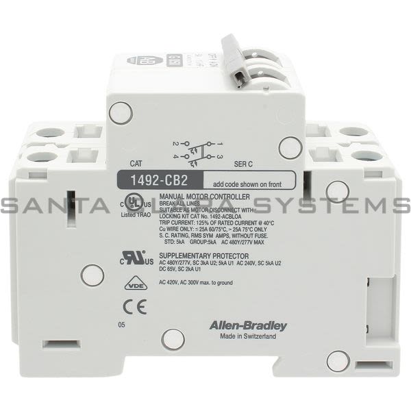 Allen Bradley 1492-CB2G050 Circuit Breaker Product Image