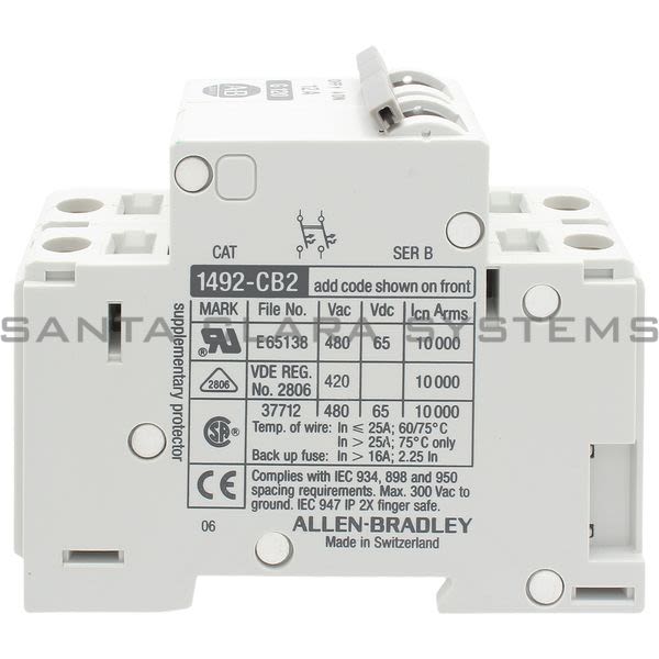 Allen Bradley 1492-CB2G120 Circuit Breaker Product Image