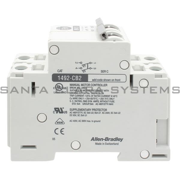 Allen Bradley 1492-CB2G160 Circuit Breaker Product Image