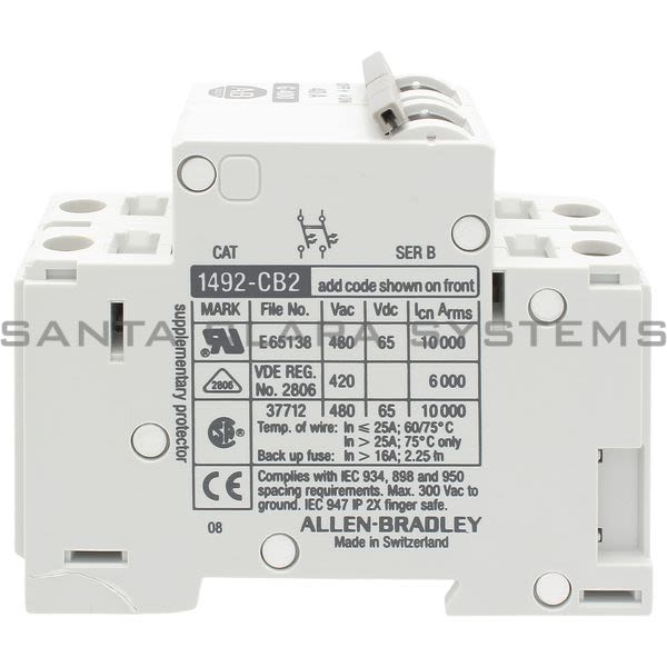 Allen Bradley 1492-CB2G400 Circuit Breaker Product Image