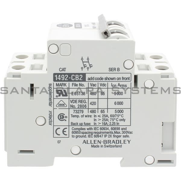 Allen Bradley 1492-CB2H010 Circuit Breaker Product Image