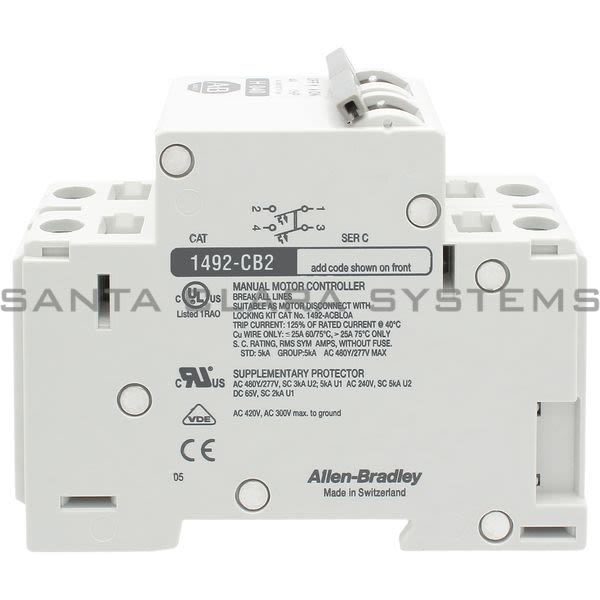 Allen Bradley 1492-CB2H040 Circuit Breaker Product Image